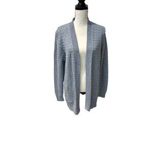 LL Bean Blue Cardigan size XL